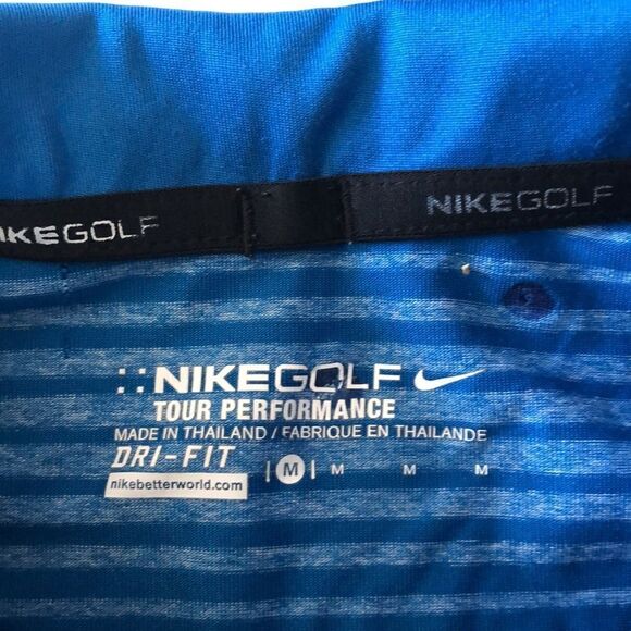 Nike Dri Fit Tour Performnce Golf Polo Mens M - Picture 2 of 7